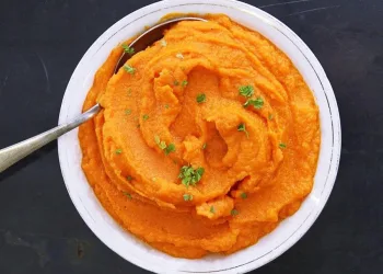 Puré de cenoura simples