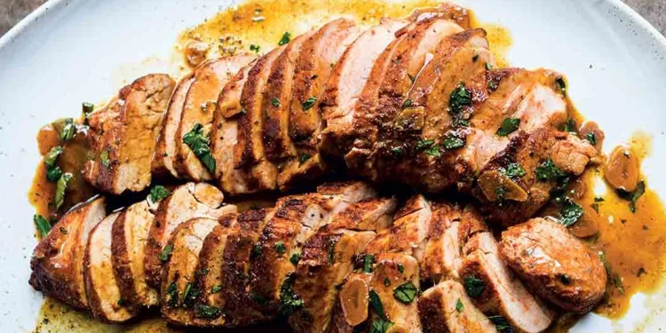 Lombinhos de porco no tacho