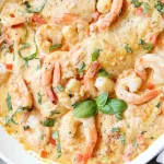 Frango com gambas