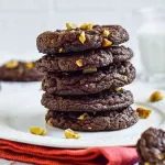 Bolachas de nutella com nozes
