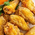 Asas de frango no forno