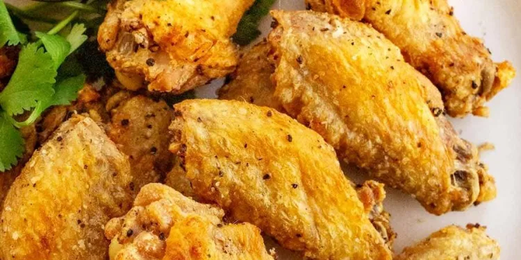 Asas de frango no forno