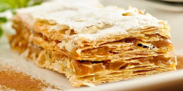 Mil folhas de doce de leite fácil e delicioso