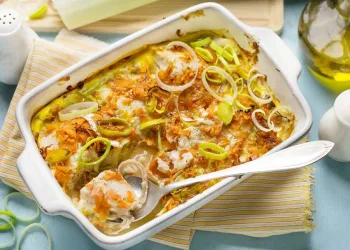 Medalhões de pescada gratinados