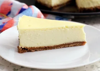 Cheesecake húmido e fofinho