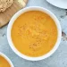 Sopa de batata-doce e cenoura cremosa