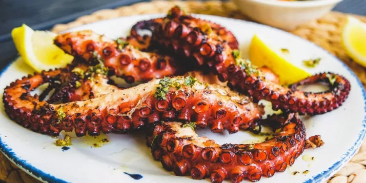 Polvo grelhado à moda antiga