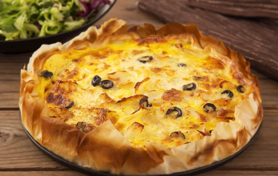 Tarte de bacalhau