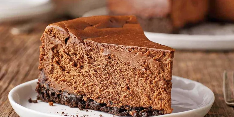 Cheesecake de chocolate