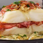 Bacalhau com presunto