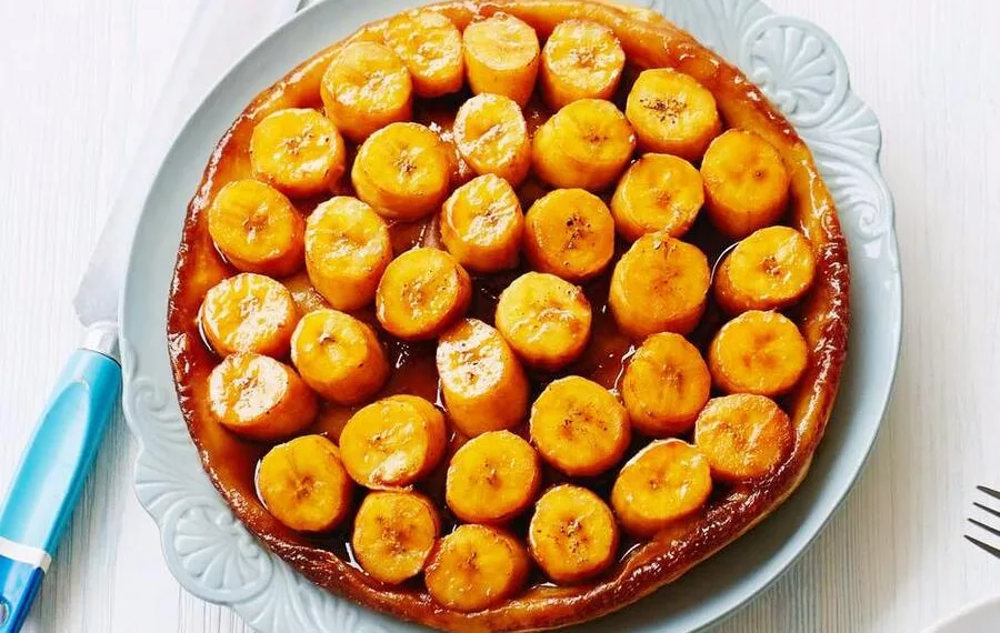 Tarte de banana e canela