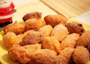 Filhoses rápidas de laranja