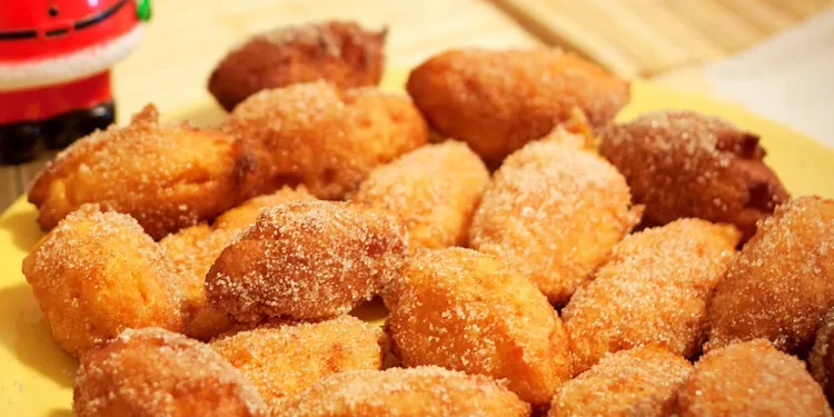 Filhoses rápidas de laranja