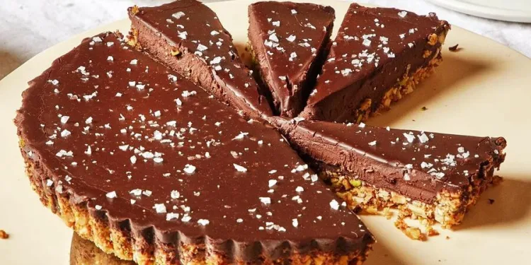 Tarte de banana e chocolate