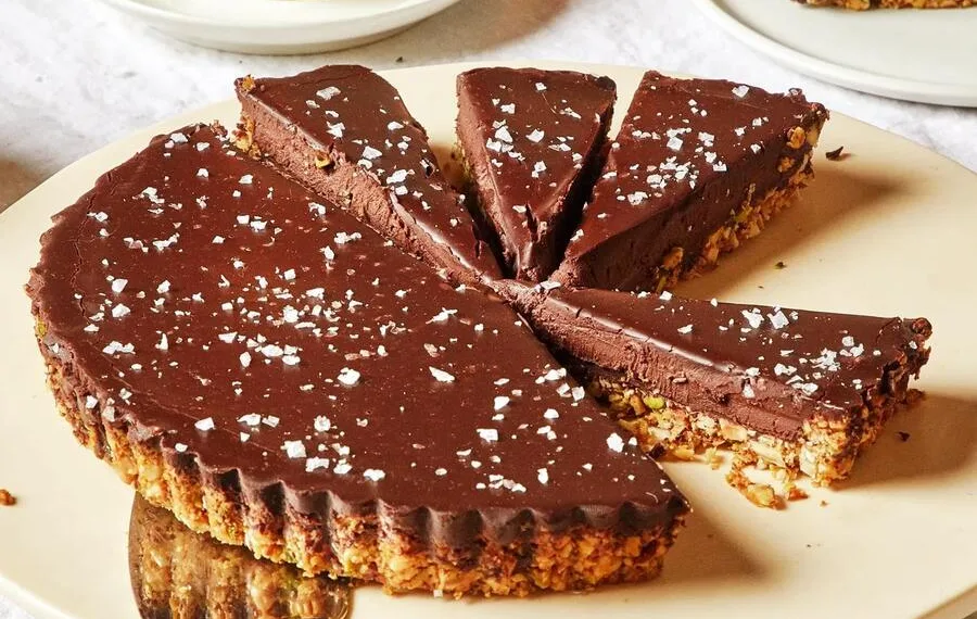 Tarte de banana e chocolate