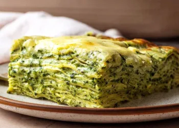 Lasanha de espinafres