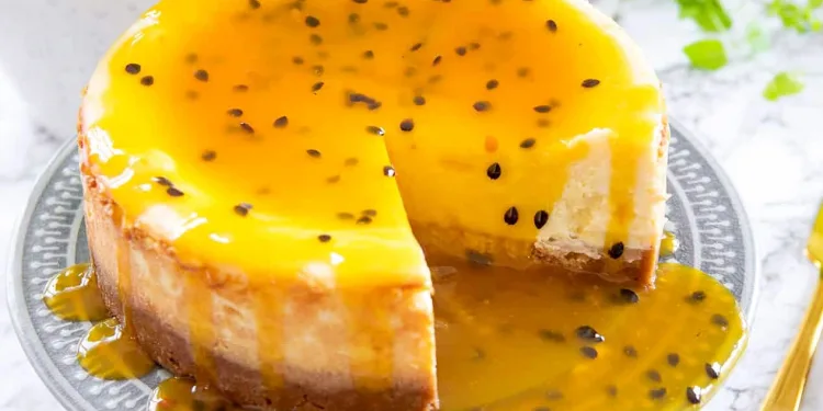 Cheesecake de maracujá