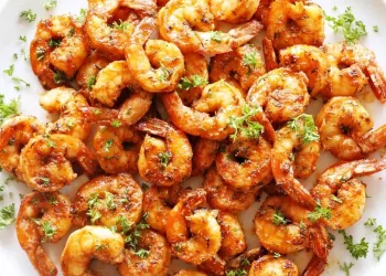 Camarão salteado com gengibre e malagueta