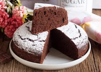 Bolo de chocolate de Natal