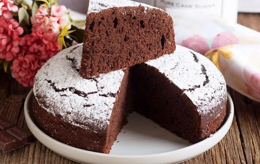 Bolo de chocolate de Natal