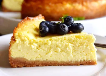 Tarte de queijo fresco