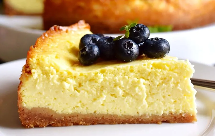 Tarte de queijo fresco