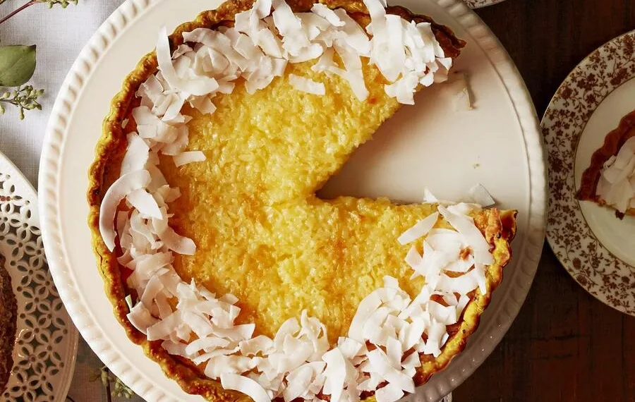 Tarte de laranja e coco