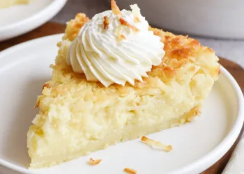 Tarte de amêndoa e coco