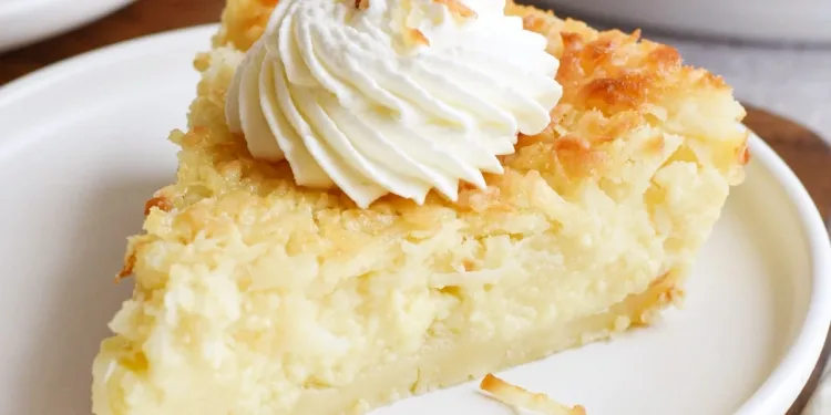 Tarte de amêndoa e coco