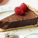 Tarte de chocolate e framboesas