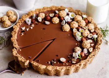 Tarte de leite condensado e chocolate