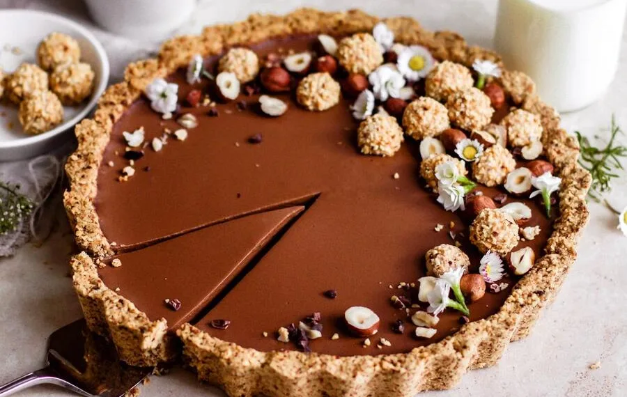 Tarte de leite condensado e chocolate