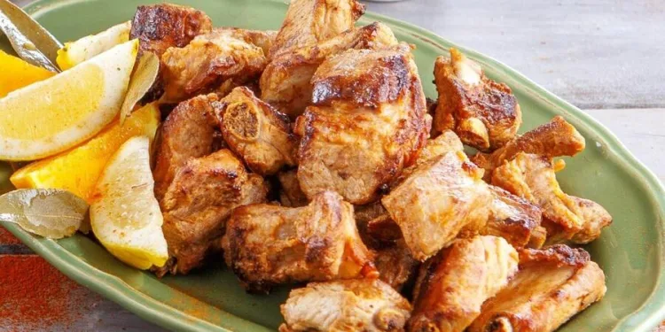 Entrecosto à alentejana