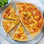 Quiche de atum e delícias do mar