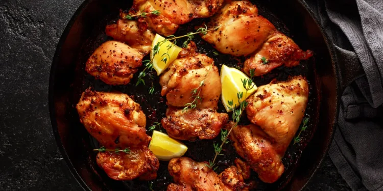 Frango no tacho à moda antiga