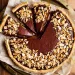 Tarte de amendoim e chocolate