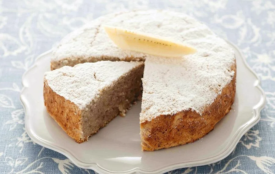 Bolo de banana e coco