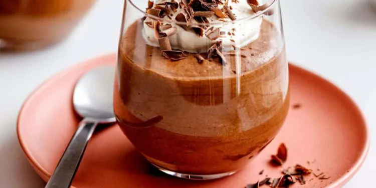 Mousse de chocolate com café
