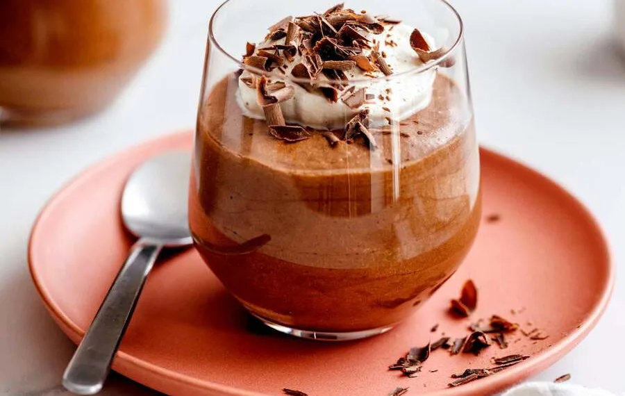 Mousse de chocolate com café