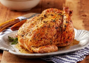 Frango assado delicioso e simples