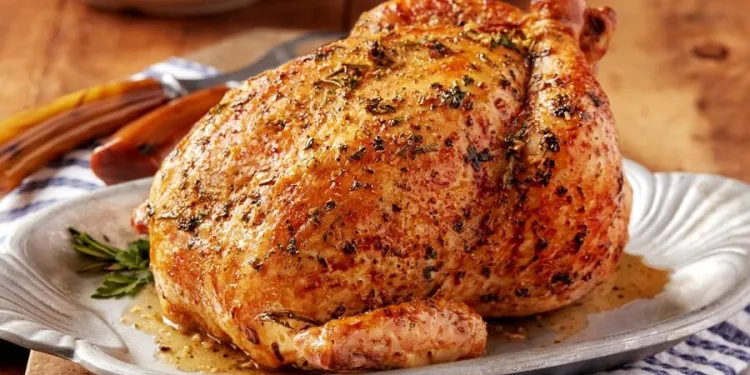 Frango assado delicioso e simples