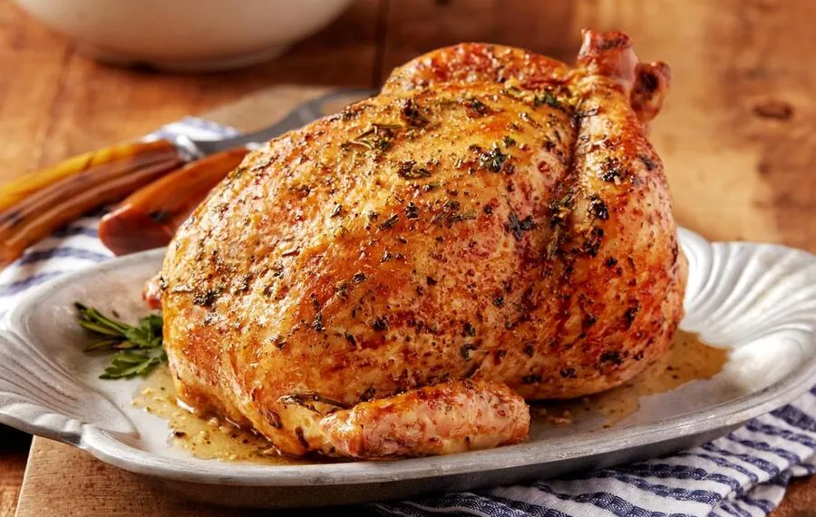 Frango assado delicioso e simples