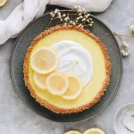 Tarte de limão com natas