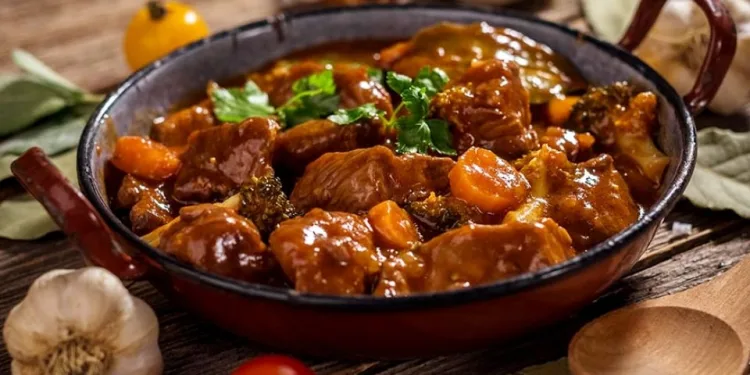 Carne de vaca com cogumelos