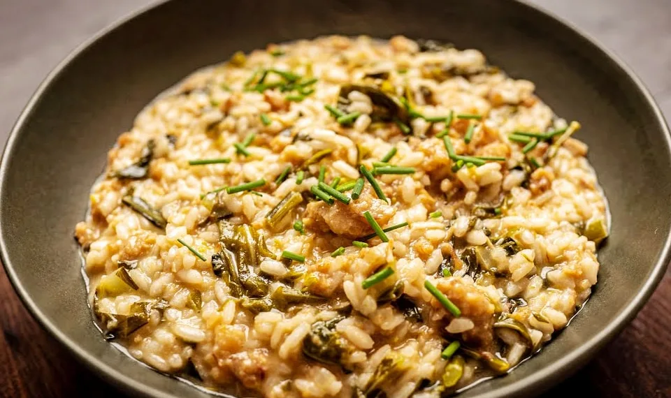 Risoto de alheira