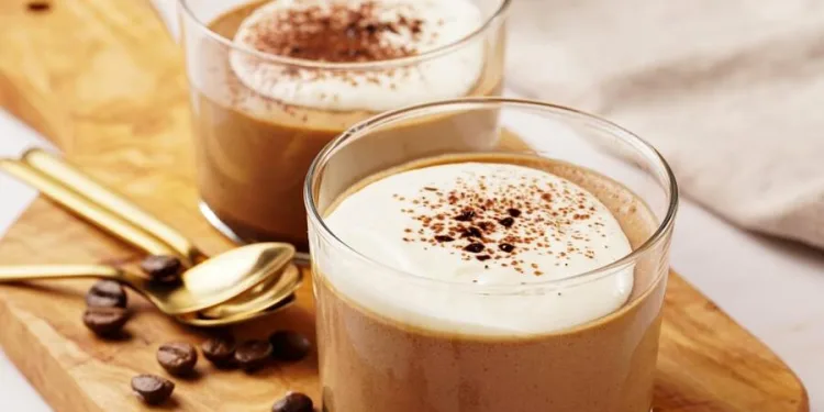 Mousse de café e leite condensado