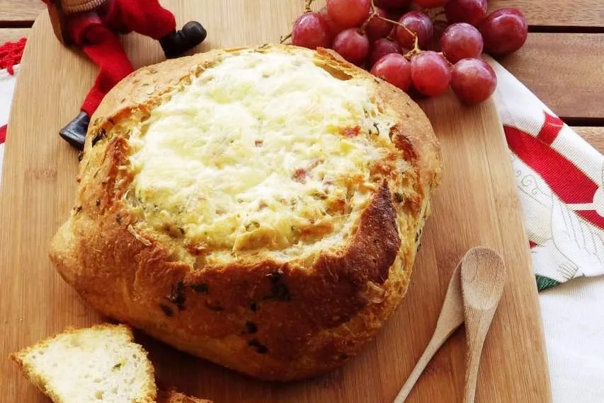 Pão alentejano recheado