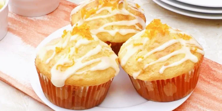 Queques de laranja e iogurte