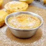Queijadas com leite condensado