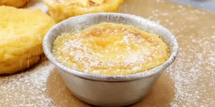 Queijadas com leite condensado